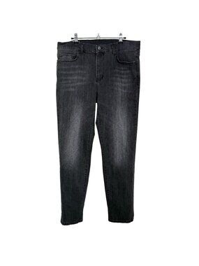 Marine Layer Men’s Original Slim Fit Charcoal Gray Denim Jeans, 36x32